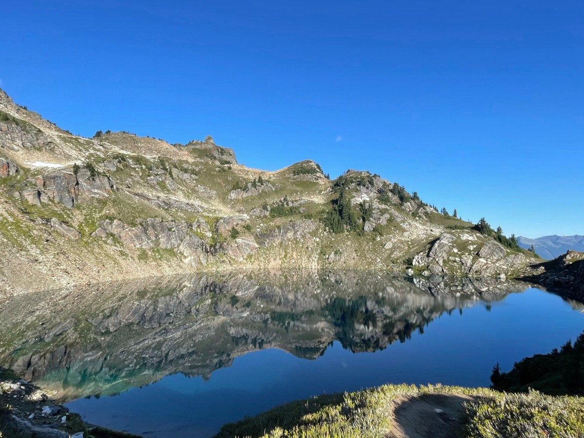 Day 115: Mica Lake And Blown Down Trees.
